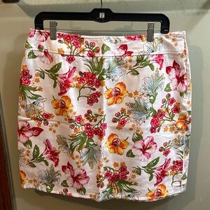 Rafaella floral skirt